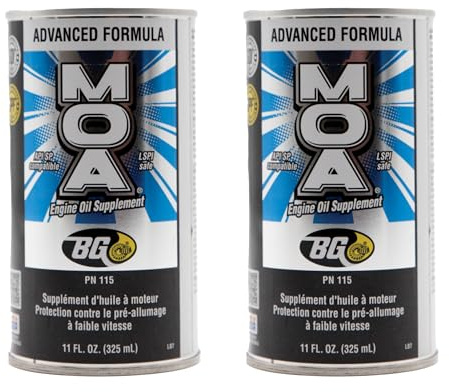 BG 2 - Pack MOA Motor Oil Additive (2) 11oz. Cans