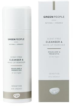 Green People Scent Free Cleanser - Suitable for Sensitive Skin - Paraben Free, Unscented - Organic, Cruelty Free & Vegan, 150ml