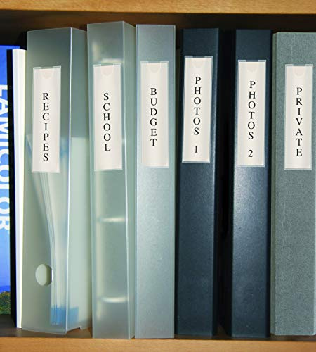 Pelltech - Label Holders 55x102mm Pack of 6