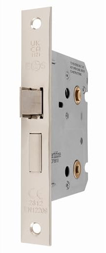 Carlisle BAE5030NP - Serratura da bagno in ottone nichelato, larghezza 76 mm