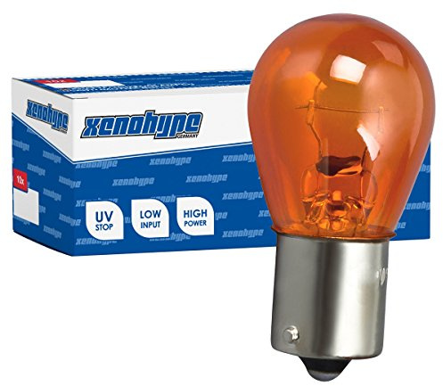 XENOHYPE 10x PY21W Premium BAU15s 12 V 21 Watt Kugellampe Blinkerlampe