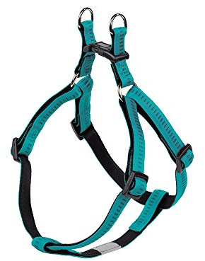 Nobby Geschirr Soft Grip, türkis Brust: 50/72 cm, B: 20 mm, 1 Stück