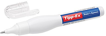 Tipp-Ex 8024201 Korrekturstift Shake n Squeeze, 8 ml, weiß
