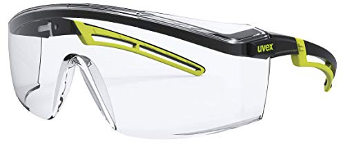 Uvex Schutzbrille Astrospec 2.0 schwarz/lime, 100% UV-Schutz Größe