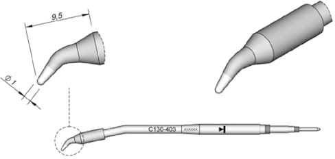 JBC C130403 Punta Soldador