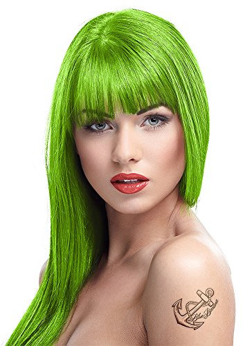 Tintura Per Capelli Semi-Permanente 100ml Crazy Color (Verde Limetta)