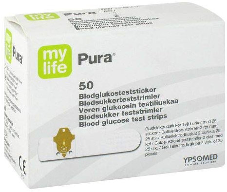 MYLIFE Pura Blutzucker Teststreifen 50 St