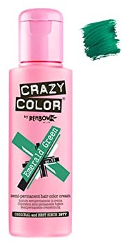Crazy Color Emerald green no 53, 100ml - crema colorante verde esmeralda