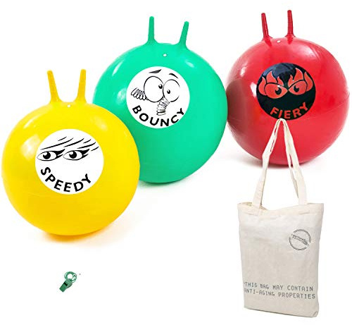 Garden Games 501 - Riesen Hüpfbälle - Space Hoppers Satz von DREI, 61 cm