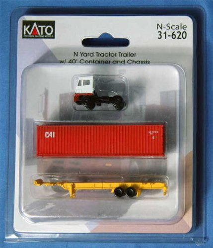 Kato N Yard Tractor Trailer, TTX/Yellow