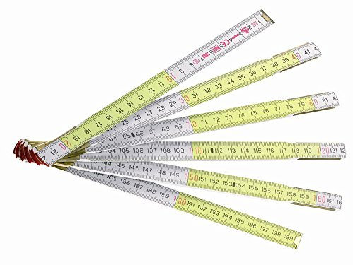 Ausonia 47501 - Regla Metro plegable de 2 metros en madera