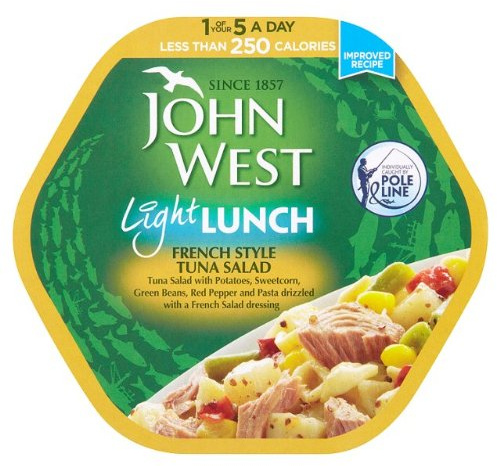 John West French Style Tuna Light Lunch 4x220g