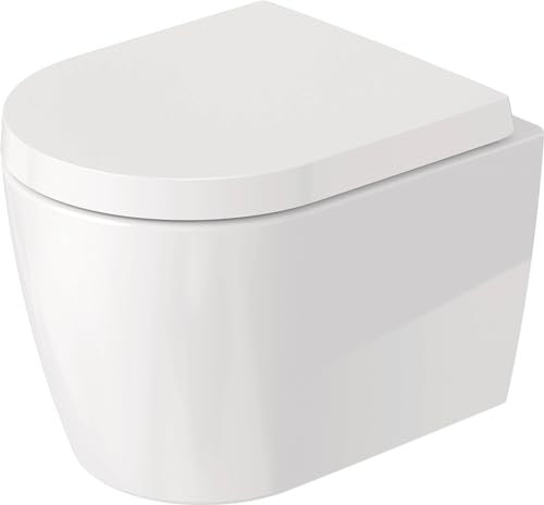 Duravit, vaso sospeso Rimless, ME by Starck, 2530090000 bianco