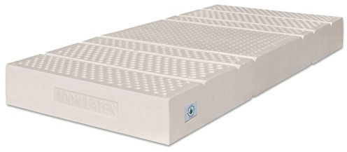 Marcapiuma - Einzelmatratze Sevenlife 20 Latexmatratze 80x200 cm Höhe 20 cm H2 Mittel Orthopädische Ergonomische Latex Matratze waschbar Gegen Milbe Silver Bezug EuroLatex Made in Italy