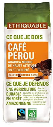 Café Pérou MOULU bio & équitable - 250 g