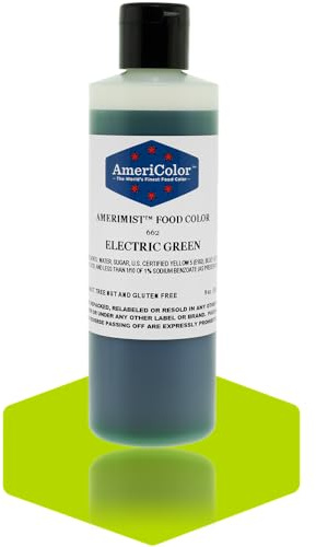AmeriColor AmeriMist Electric Green Airbrush Food Color, 9 oz