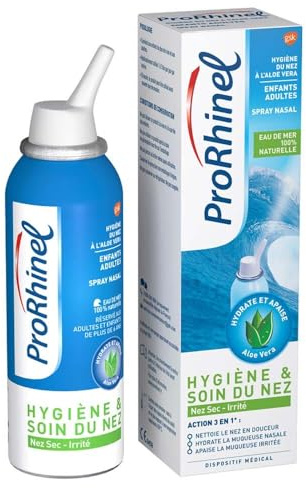 ProRhinel Hygiène du Nez Solution Naturelle d'Eau de Mer Spray 100ml