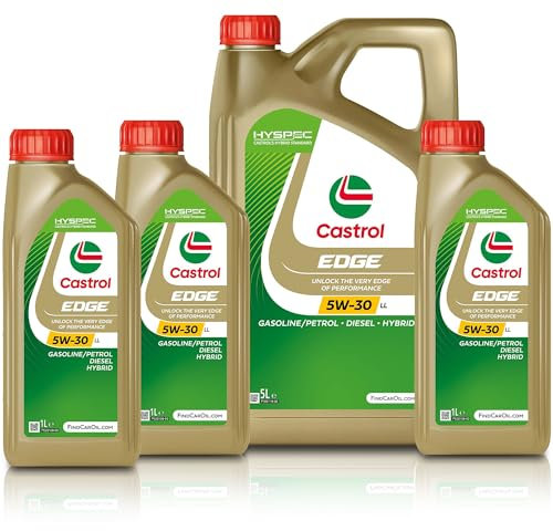 3x 1 L + 5 L = 8 Liter Castrol Edge Fluid Titanium 5W-30 LL Motoröl