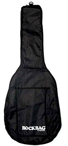 Gitarrentasche mit Tragegurt, schwarz