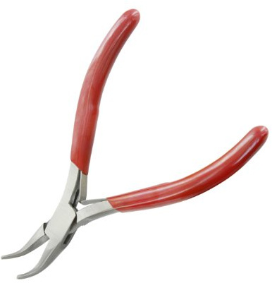 Modelcraft 115 mm druckgesteckte Gelenk Zange Snipe/Glatte Gebogene Nase, 1 Stück