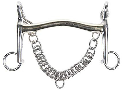 HKM Kandare-9907 silber 13,5 cm