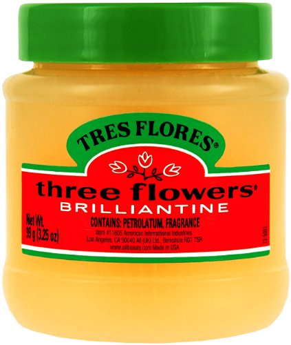 Three Flowers Brilliantine Solid, 3.25-Ounce (Pack of 3)