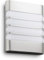 Philips Raccoon Außenwandleuchten, 4W, 2700K Warmweiß, wasserfest, Silber, IP44 wetterfest