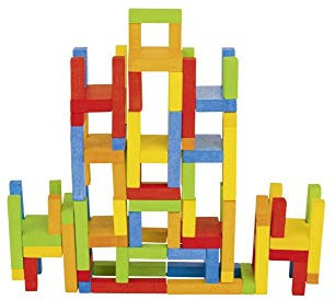 Goki 56929 - Balancier- und Stapelspiel - Stühle