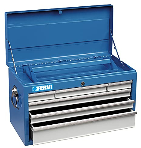 Caisse a outils C900/Fervi avec 6 tiroirs avec serrure centrale