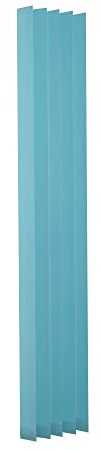 Ventanara® 19 Lamellen einzeln türkis 89mm Ersatzlamellen für Lamellenvorhang Vertikaljalousie 180 cm