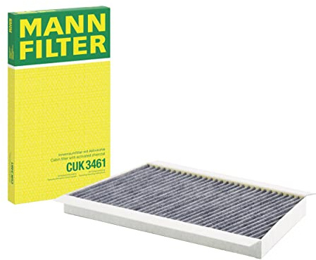 MANN-FILTER CUK 3461/1 Innenraumfilter/Kabinenluftfilter - Pollenfilter mit Aktivkohle - Rechtslenker für Pkw + Transporter
