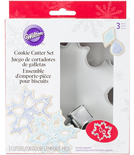Wilton 3-Piece Snowflake Cookie Cutter Set