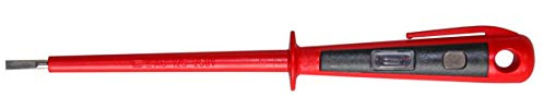 H + H Werkzeug 45900 Testeur de tension/testeur de phase européen jusqu'à 250 V GS certifié VDE 0680 Fabriqué en Allemagne Rouge/noir 190 mm