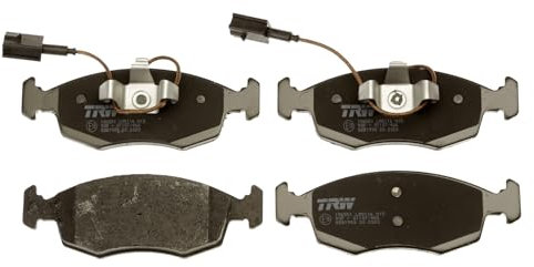 TRW GDB1900 Pastillas de Freno Juego de 4 para Fiat 500 (312_) 2007 - Eje Delantero y Otros Vehículos