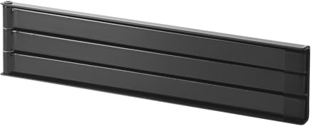 Yamazaki 2457 Tower Magnetic Towel Hanger, Black, Steel, 24 x 1 x 6 cm