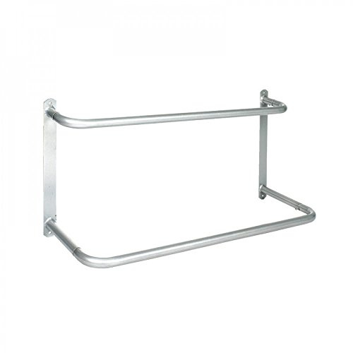 HORZE Deckenhalter, 2-stufig, Silber,