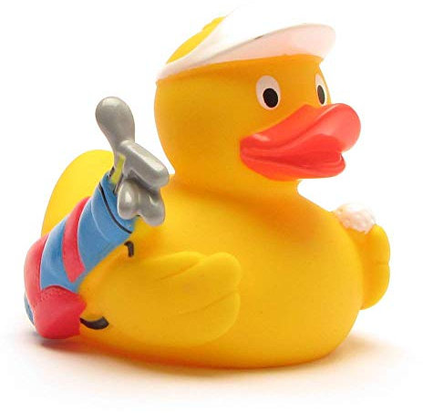 Duckshop - Paperella di gomma Giocatore di golf