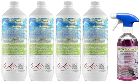 A.K.B.Algen- undGrünbelagentferner 20-Fach Hochkonzentrat bis 1200m², 0173. (4L Flasche + 1 Probe),Grabsteinreiniger