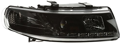 FK Automotive FKFSSE010011 - Faros Delanteros Luz Diurna, Color Negro