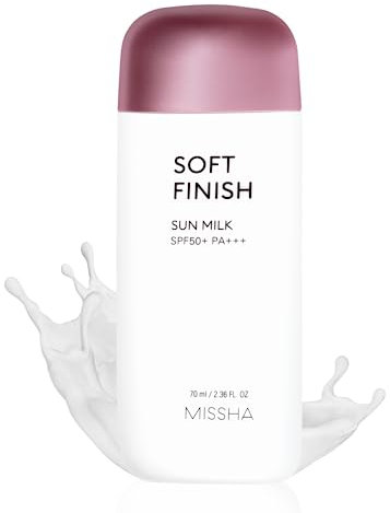 Missha All around Safe Block Soft Finish SUN Milk 70ml + 2samples by MISSHA Korean Beauty