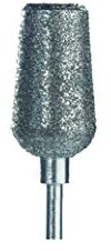 Bausch 1736 Diamantfräser Konus, hohl, groß, Ersatzteil, Zubehör, Aufsatz für die Peter Bausch Maniküre- und Pediküre Geräte, zum Enternen von härterer Hornhaut, Fußpflege, Nagelpflege, Handpflege