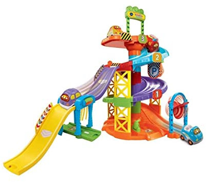 VTech - Aparcamiento TutTut Bólidos, Parking Interactivo, Incluye a Greta la Furgoneta (80-152722)