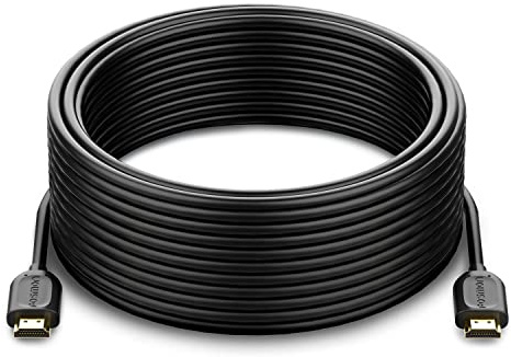 Fosmon 4K HDMI Cable 50FT/15M, HDMI 2.0 Cable 4K@60Hz/2160p Support 18Gbps, HDCP, 3D, ARC, Dolby TrueHD, 30AWG Compatible with UHD TV, PC Monitor, Console, PS4, PS5, Xbox 360/One/X/S, Nintendo Switch