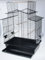 Vogelkäfig IZA III Cabrio schwarz Wellensittichkäfig,Exotenkäfig,Vogelkäfig Vogelbauer Wellensittich Kanarien Voliere Vogelhaus Käfig incl. Badehaus und Trinkröhrchen