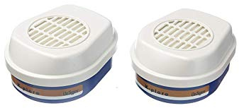 Dräger X-plore Bajonett Kombinations-Filter A2 P3 für Gase und Partikel | 7 Paar | Ersatzfilter für Voll- und Halbmasken X-plore 3300, 3500 und 5500