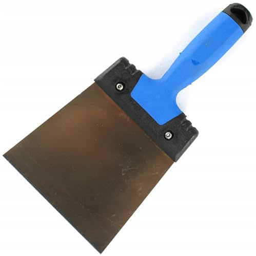 Flächenspachtel - Breitspachtel mit 2-Komponenten-Griff - Edelstahl - Breite: 120mm - Mod.K5