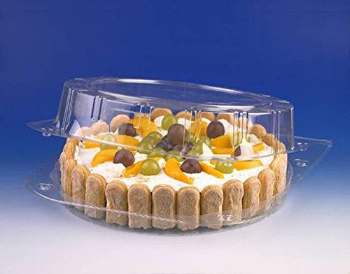 CONTENITORI PET SWEETBOX D215H65 50PZ VASCHETTE TORTE PASTICCERIA RICHIUDIBILI