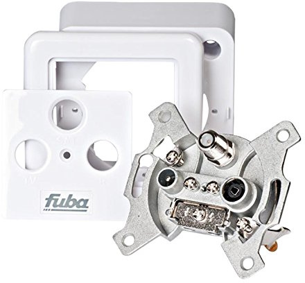 Fuba GAD 310 - 10dB Durchgangsdose 3-fach DC-getrennt