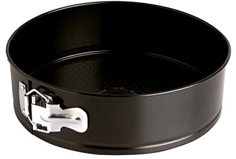 Quid Sweet Grey Molde Redondo Desmontable Acero Pintado, 26 x 6.8 cm, Gris