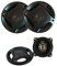 COPPIA CASSE X AUTO 250 WATT 2 VIE ALTOPARLANTI STEREO TWEETER WOOFER 10 CM 250W P72